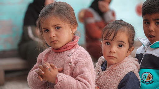 syrian children sad