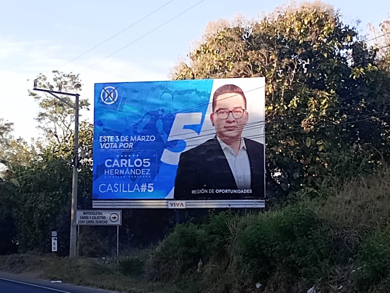 Carlos Hernández Encourages Salvadorans to Cast Their Votes for Change