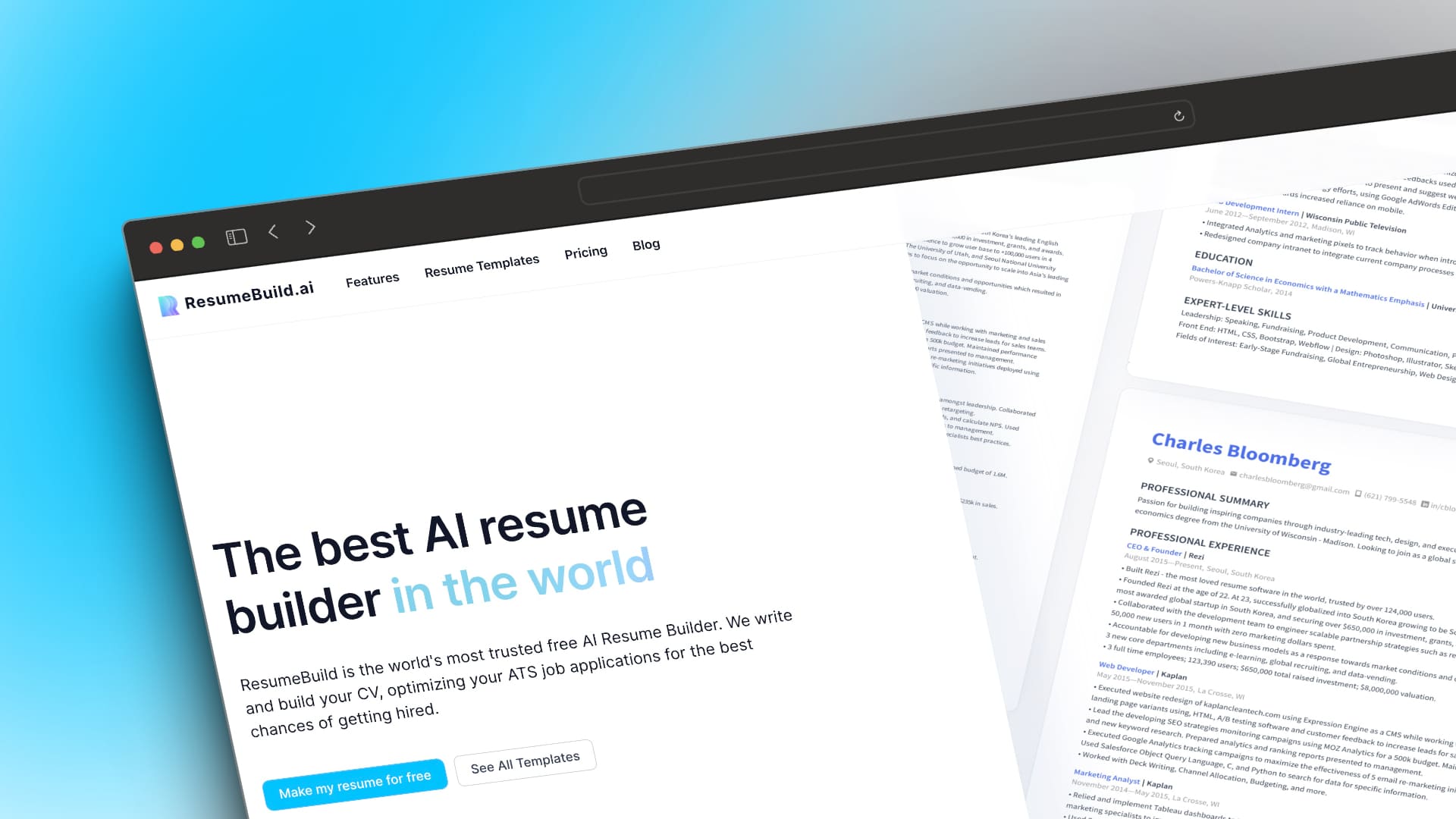 Introducing the Best AI Resume Builder: ResumeBuild.ai Sets New Standards in Career Advancement