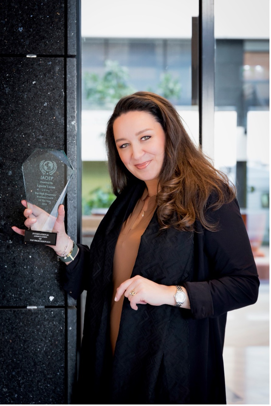 Lisette Lucas selected as Top High Frequency Business Coach of the Year by IAOTP