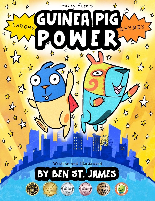 Children's Book Guinea Pig Power Sweeps Awards
