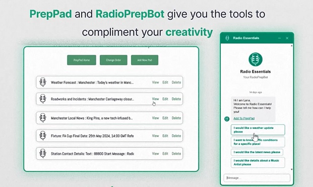 Radio Prep Essentials Launches PrepPad and RadioPrepBot Content Management Services for Radio Stations 