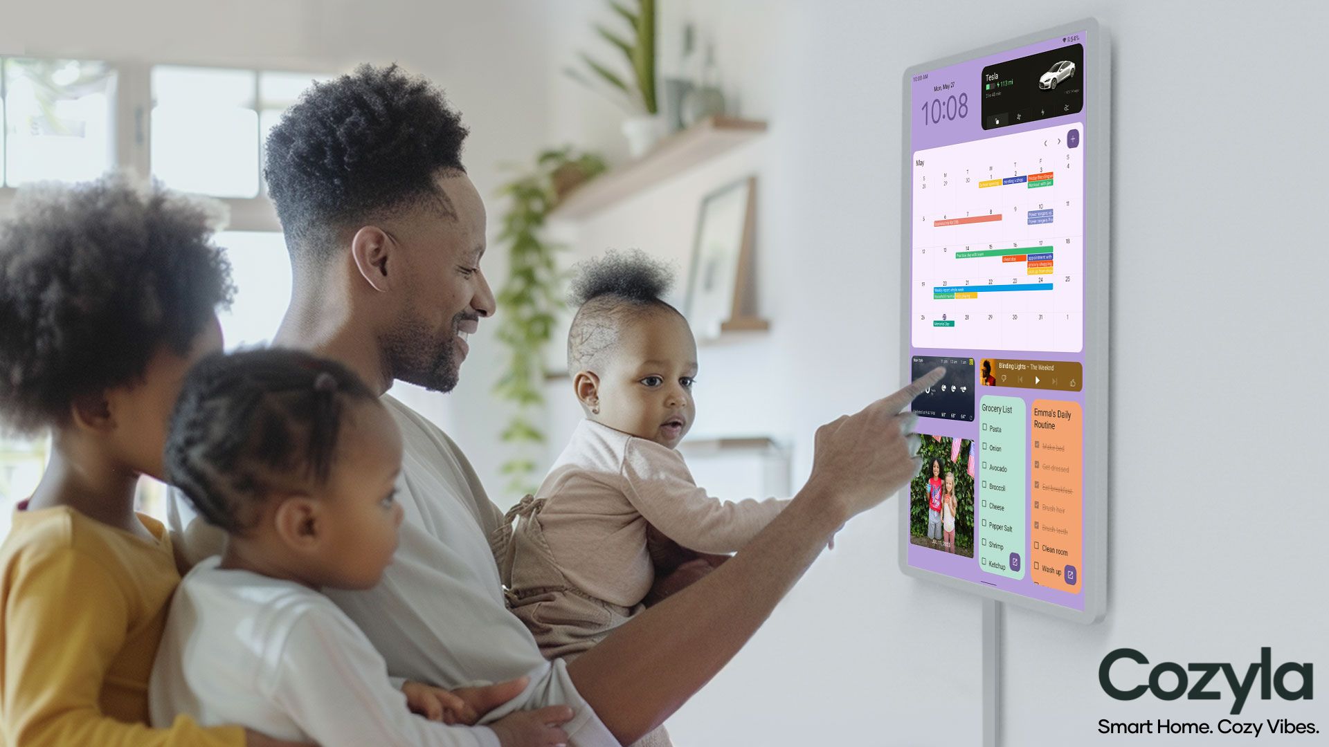 Cozyla Launches 32" Smart Digital Calendar that Rivals Skylight and Hearth Displays 