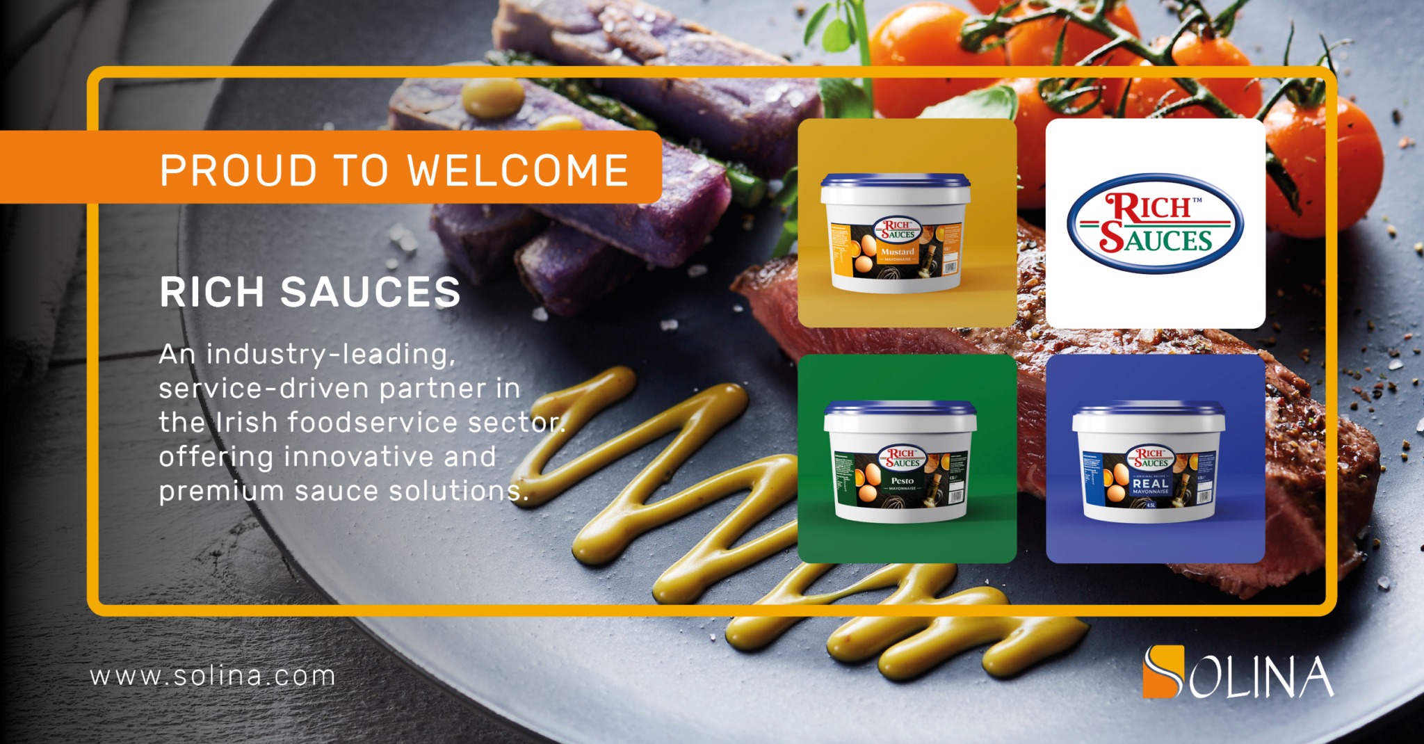 Solina acquires Rich Sauces to strengthen unique sauce footprint in Europe