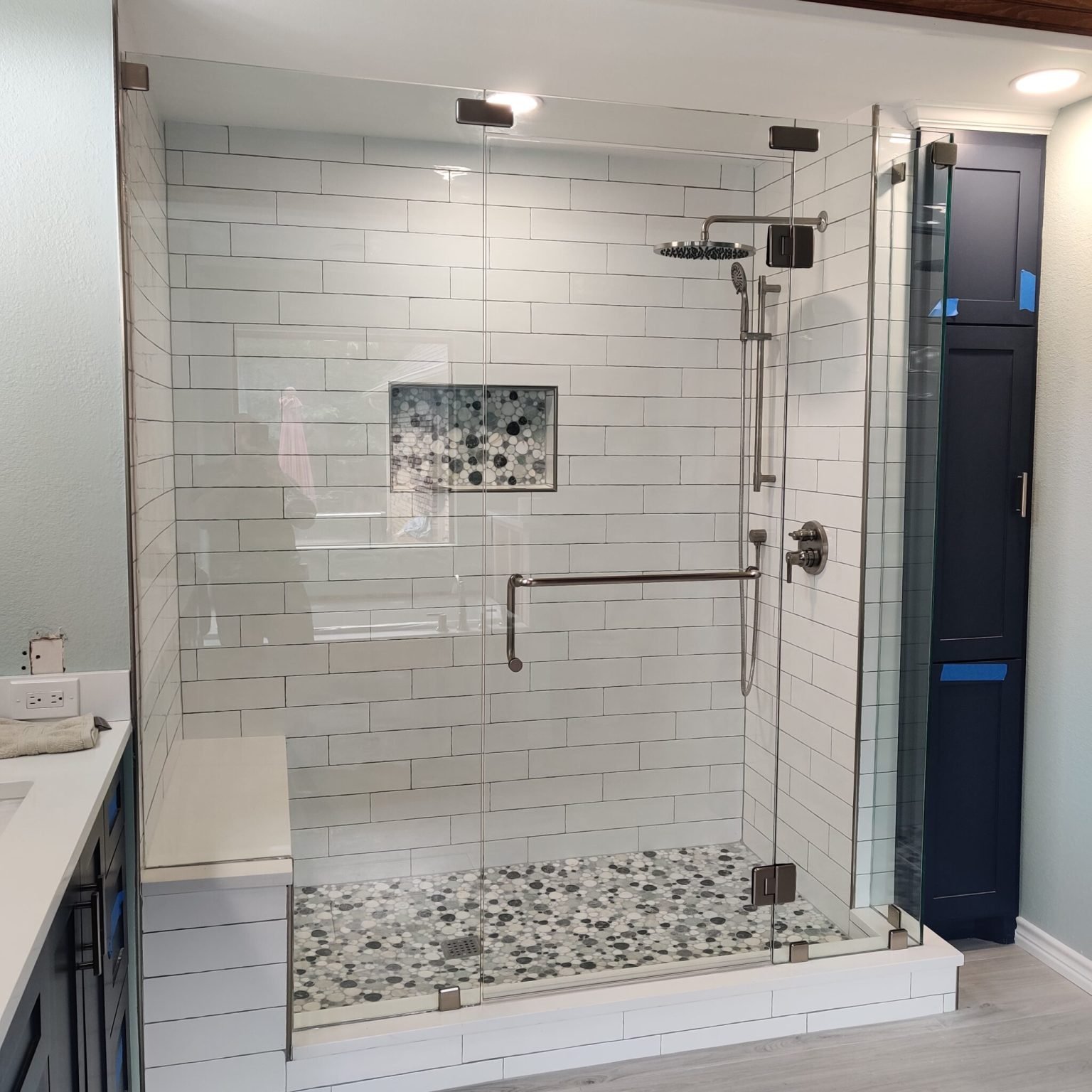 From Drab to Fab: Keller Bathrooms Shine with Wise Glass Custom Showers