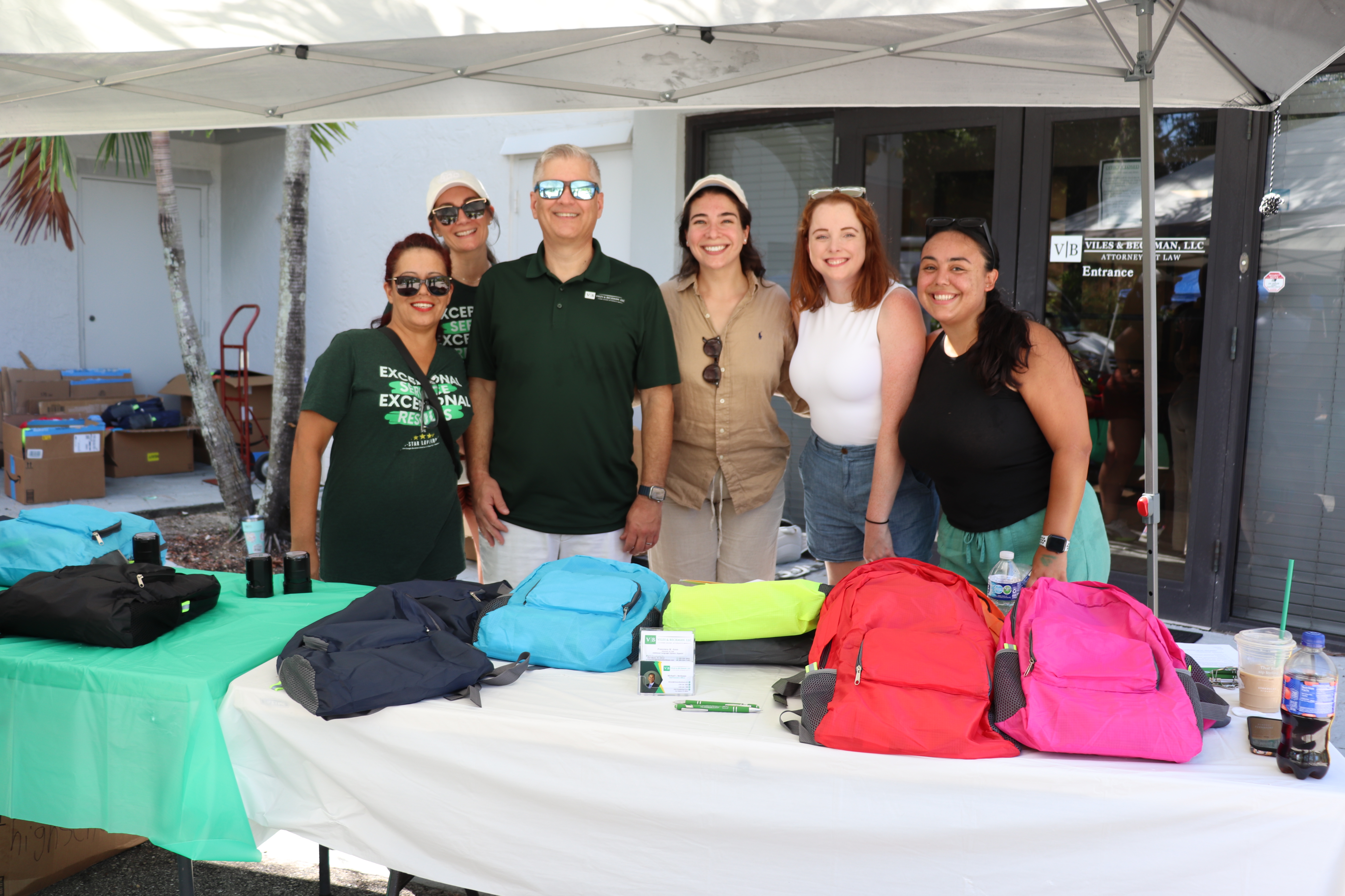 Viles & Beckman Foundation, Inc. Celebrates Successful Back2School Backpack Giveaway