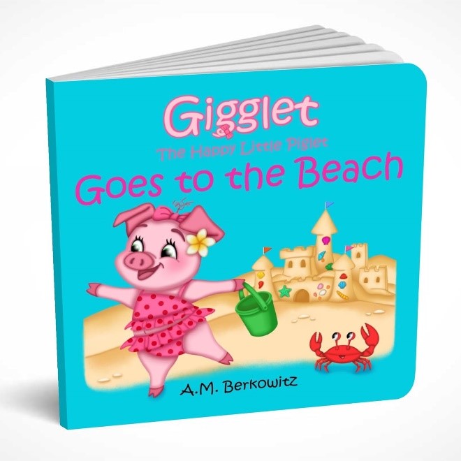 Gigglet The Happy Little Piglet Takes Home Literary Titan Gold: A Beach Adventure That’s Making Waves in Children’s Literature