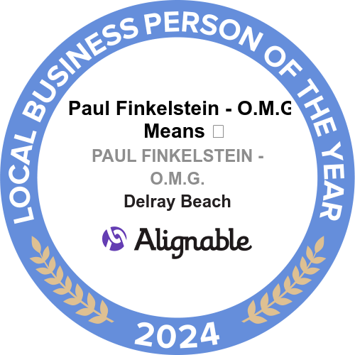 Paul and Sara Finkelstein, Alignable Local Business Person Of The Year Winners Expand O.M.G. to 16 Monthly Business Networking Events For Small Businesses In Delray Beach and Fort Lauderdale, Florida