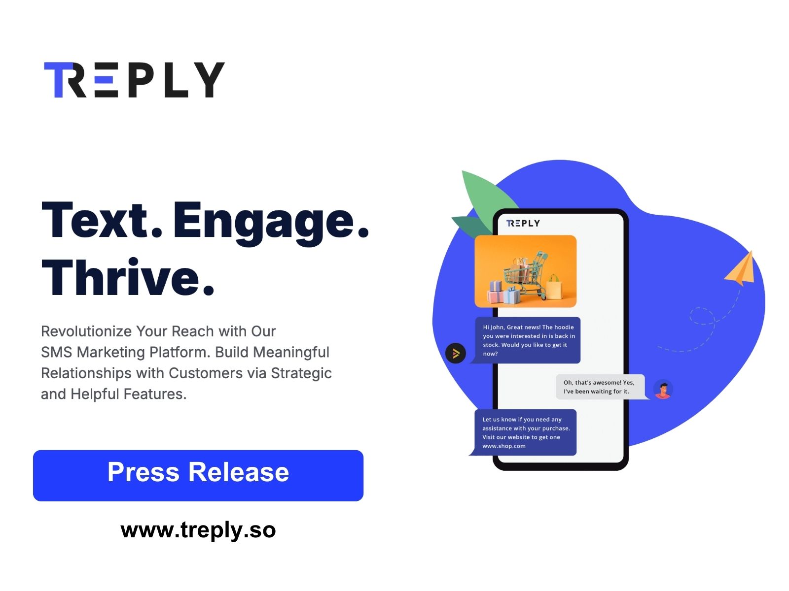 Treply Announces New AI-Powered SMS Marketing Platform