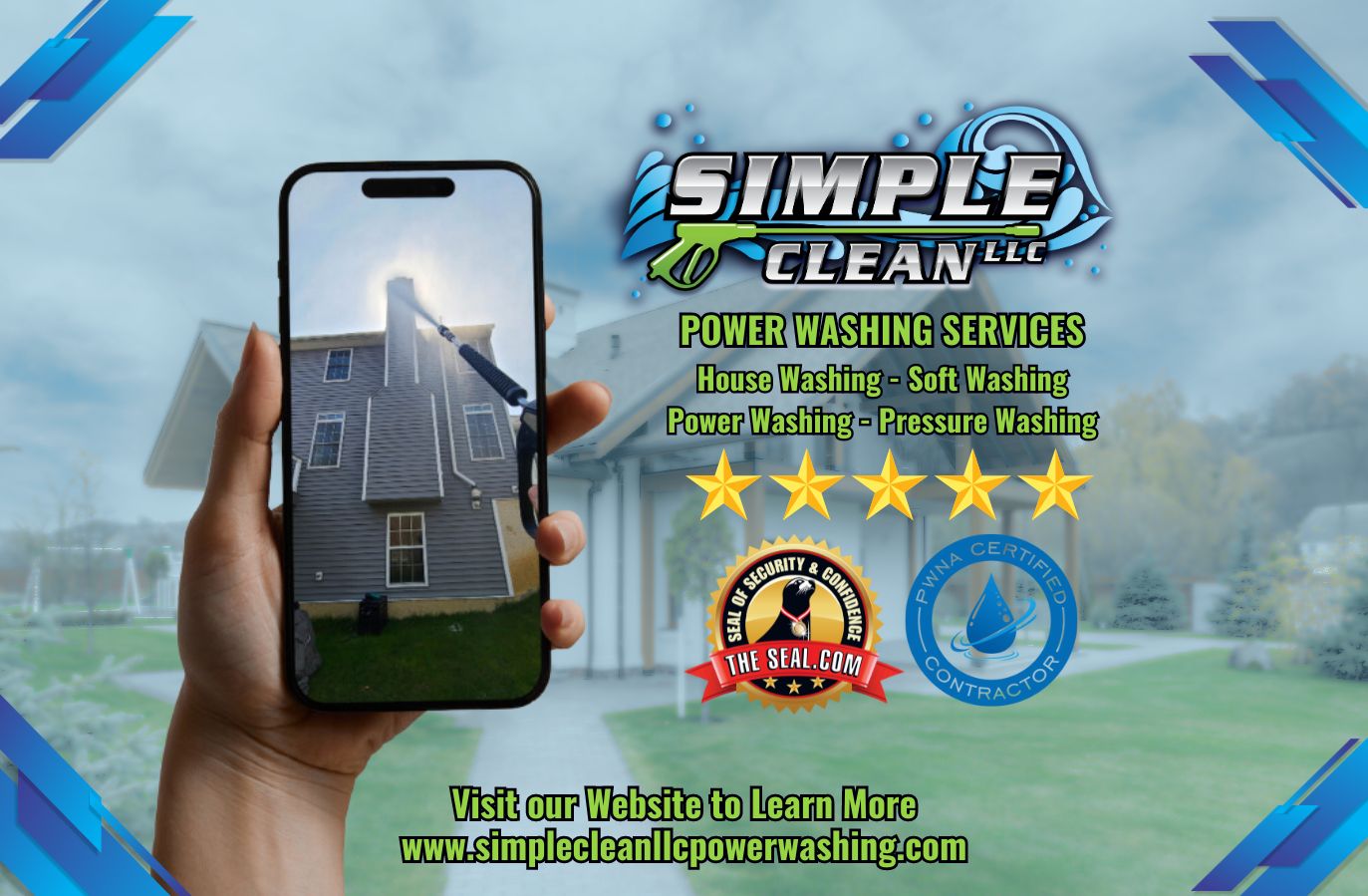 Simple Clean LLC Power Washing Services Expands Pressure Washing Service Across Delaware County, Chester County, and Beyond