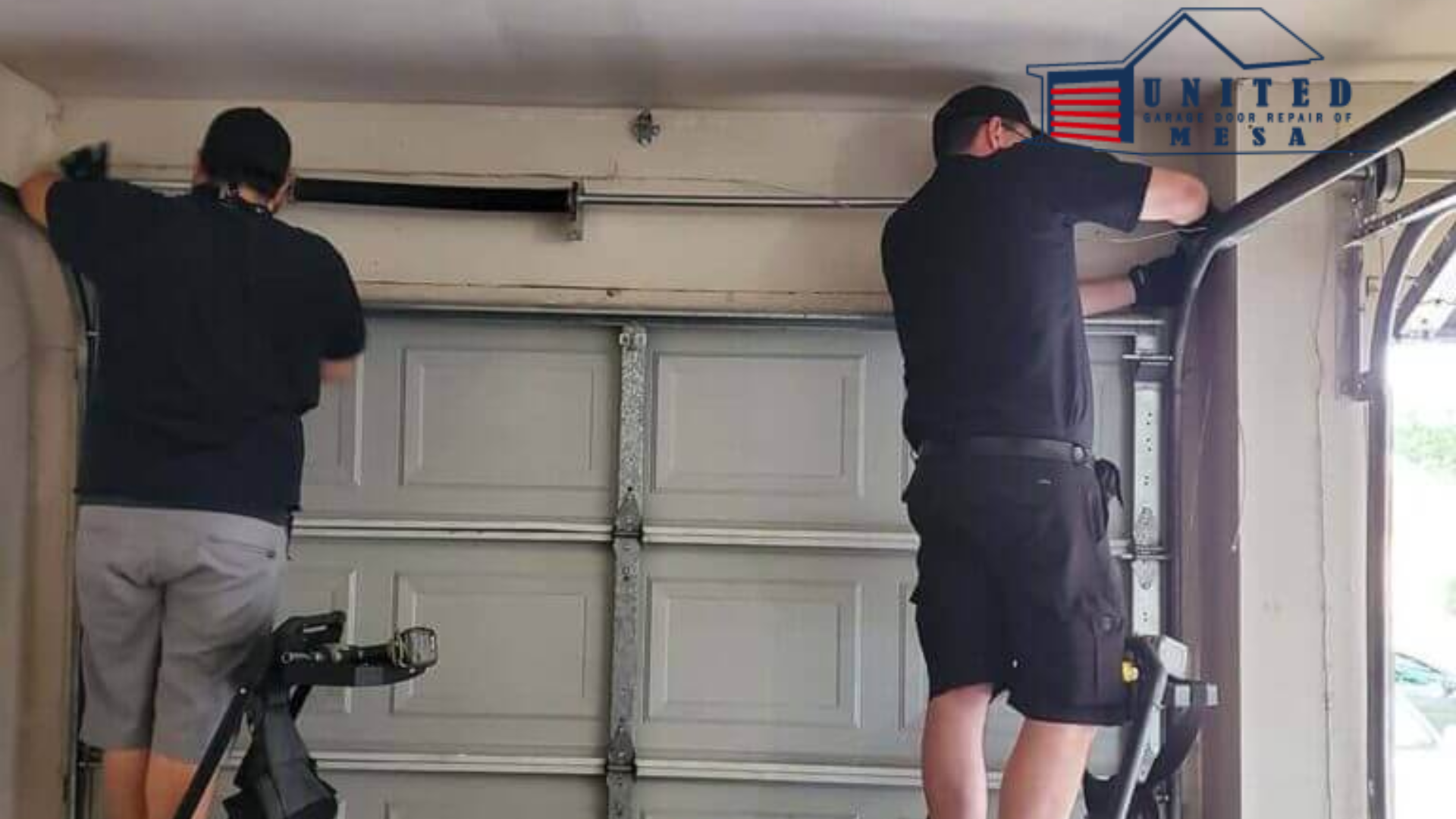 Mesa Residents Benefit from New Garage Door Spring Replacement Service by United Garage Door Repair