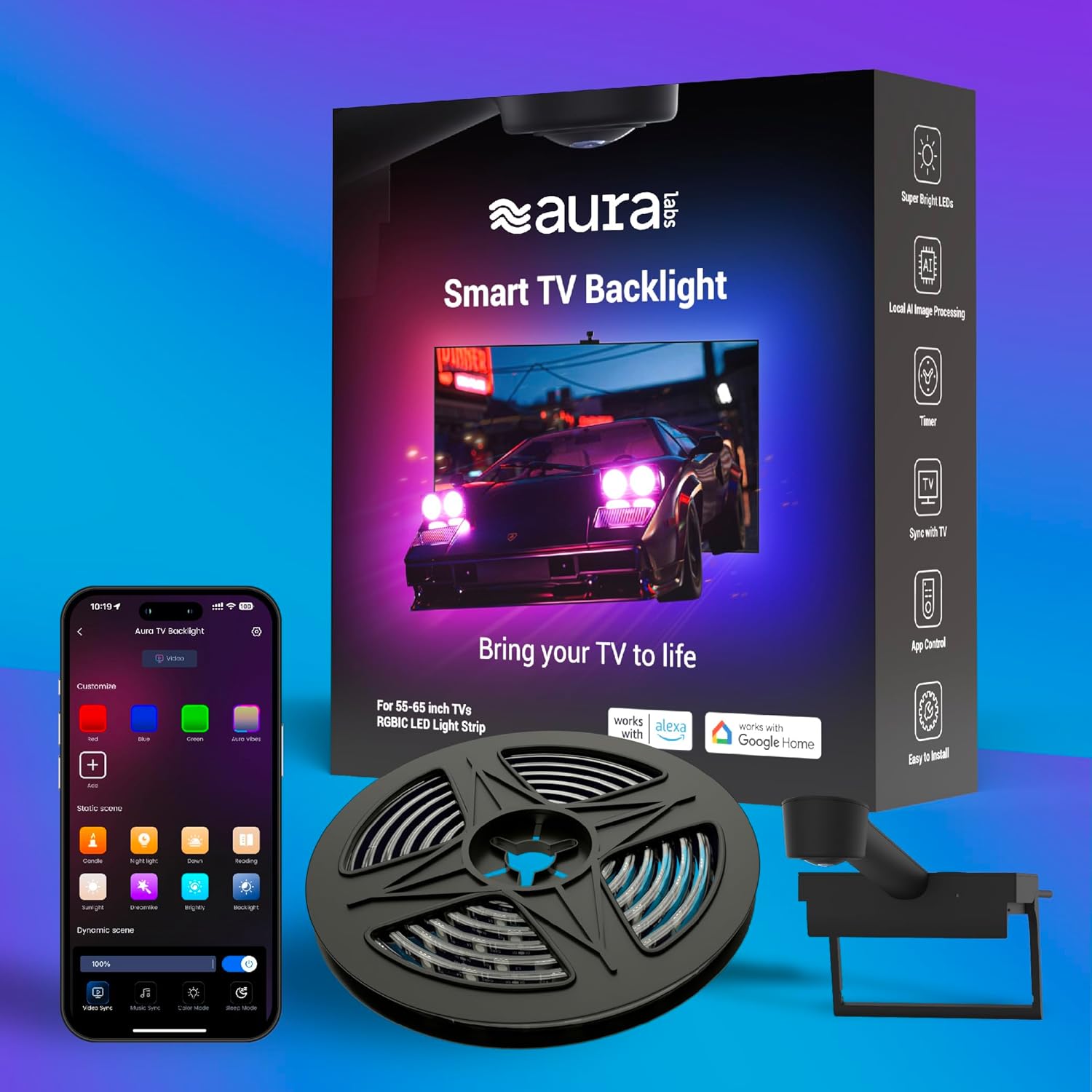 Aura Labs Launches Smart TV Backlight to Transform Home Entertainment Spaces