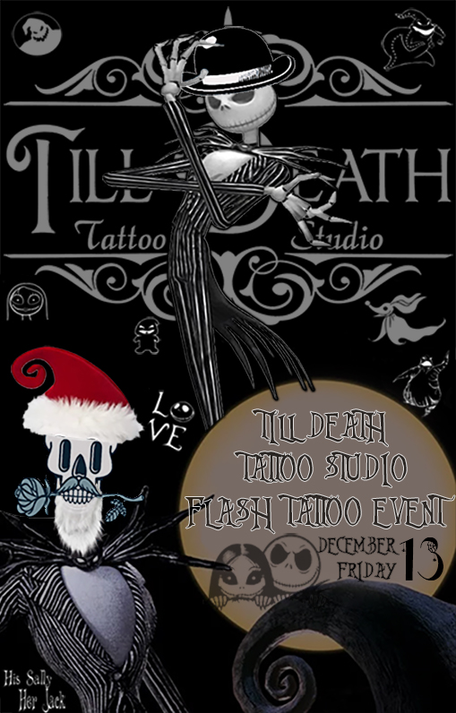 Till Death Tattoo Studio Hosts Friday the 13th Event with Nightmare Before Christmas Theme